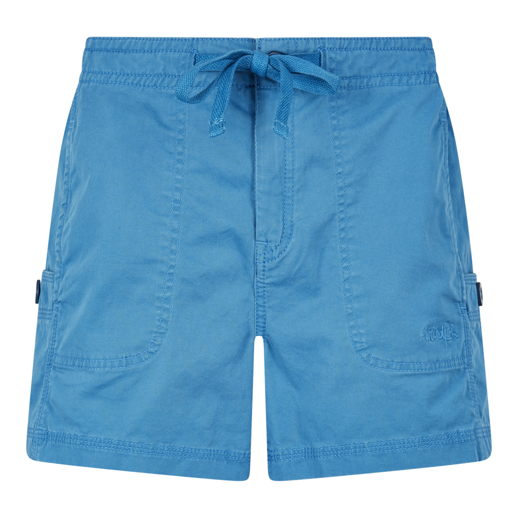 blue shorts