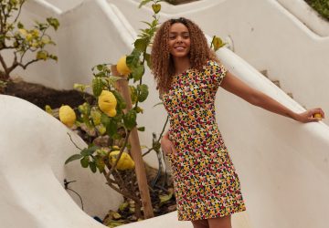 Women wearing an eco-friendly dress