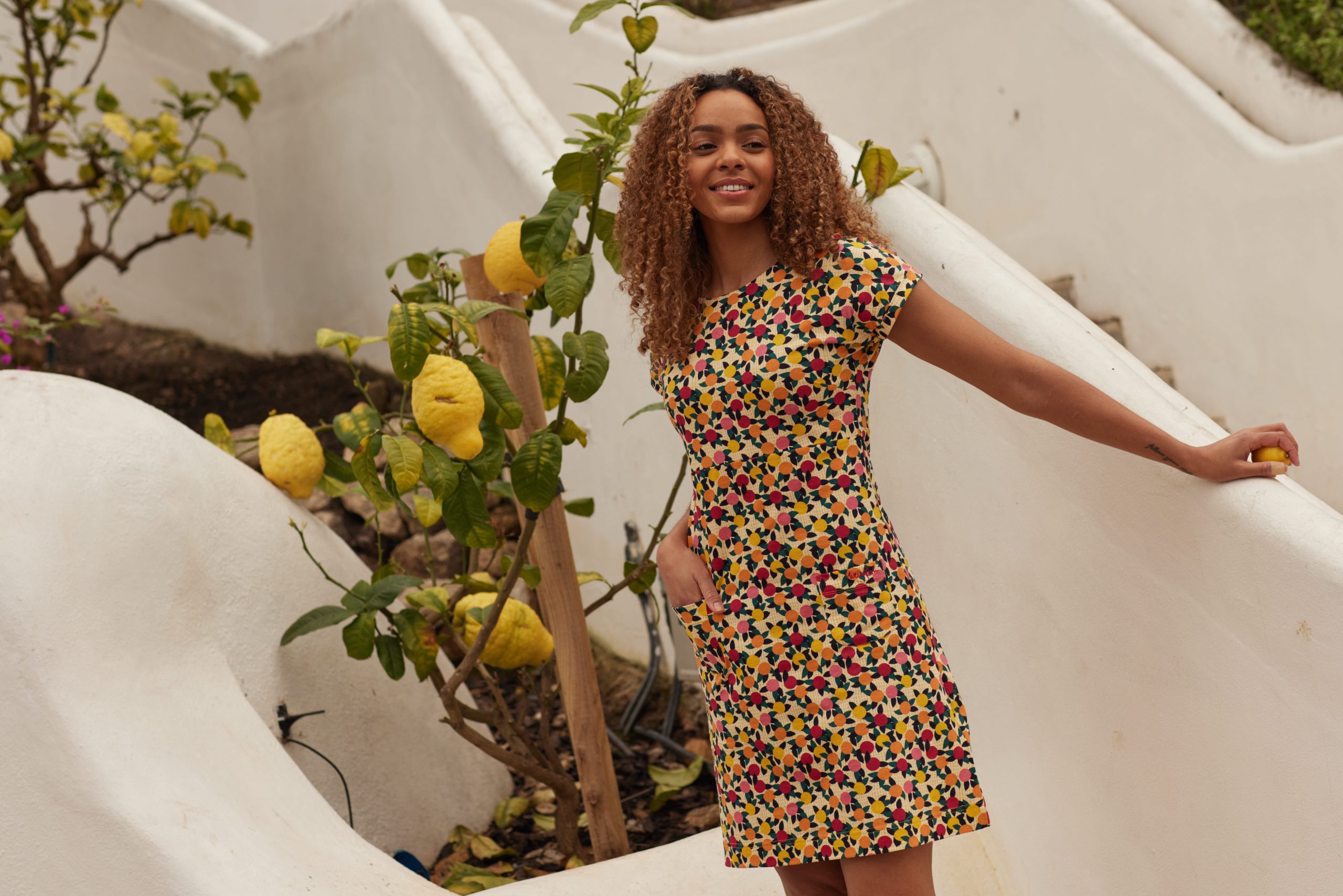 Women wearing an eco-friendly dress