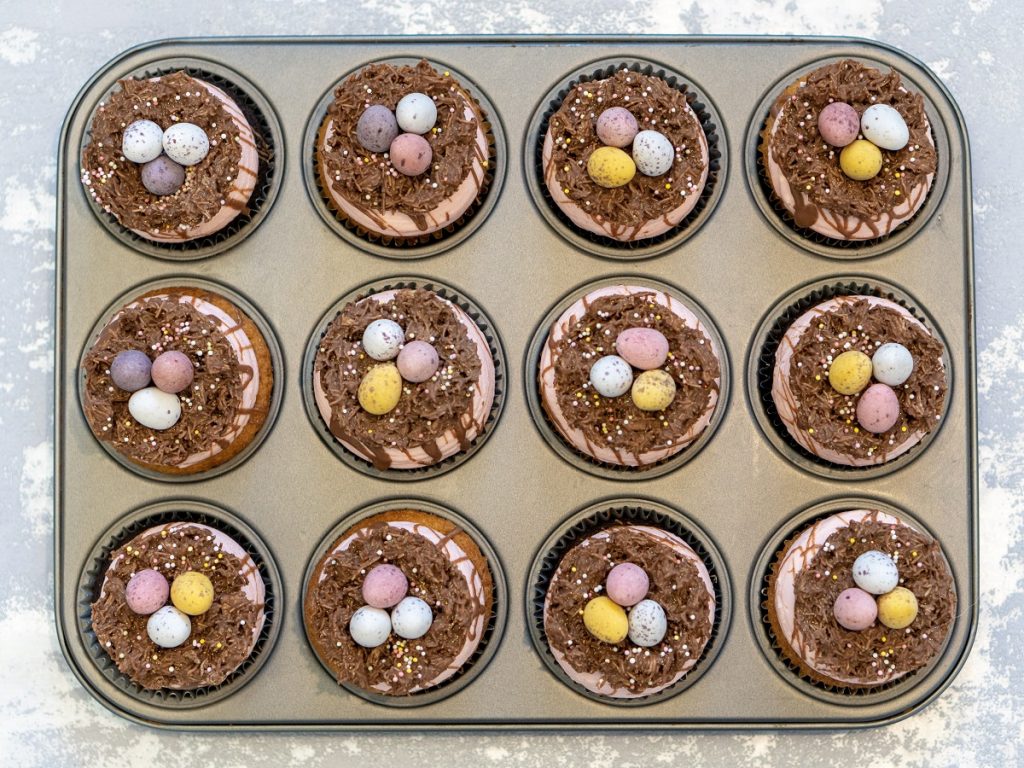 Chocolate Easter Cupcakes